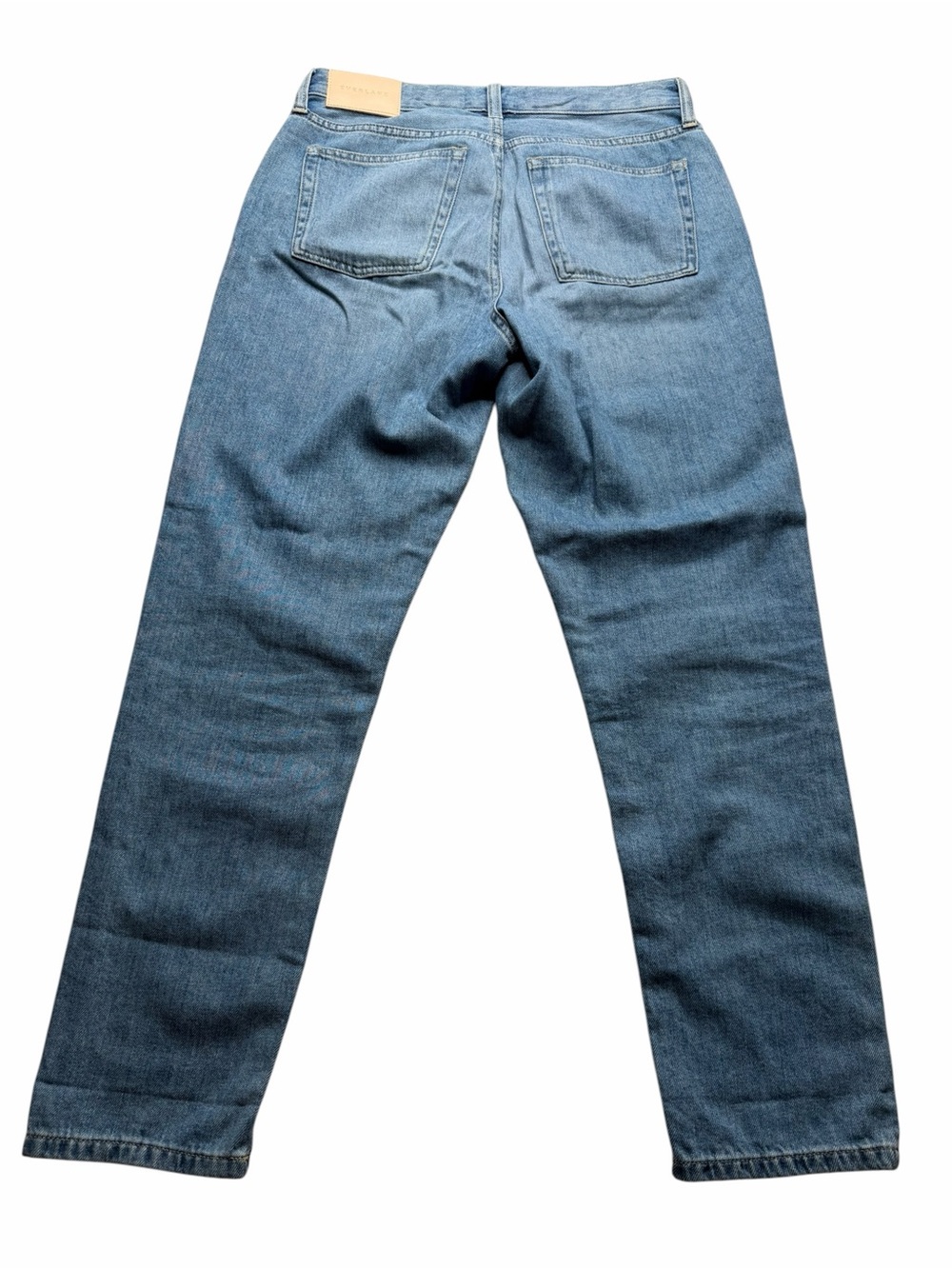 EVERLANE Light Blue Straight Leg Jeans Women's Size 26 Regular Organic Cotton - Picture 3 of 8